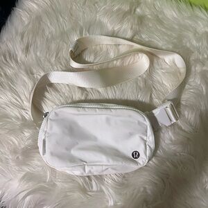 lululemon athletica Off-White Crossbody Belt Bag